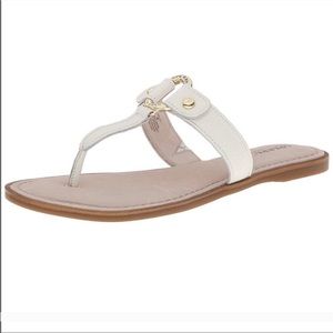 SPERRY Carolina White Slip-On SANDALS 7.5M